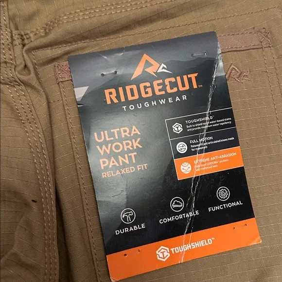 NWT Men’s Ridgecut work pants - Size 30/32 - Picture 3 of 5
